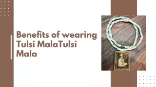 benefits of wearing tulsi malatulsi mala