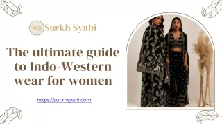 The ultimate guide to Indo-Western wear for women at every occasion