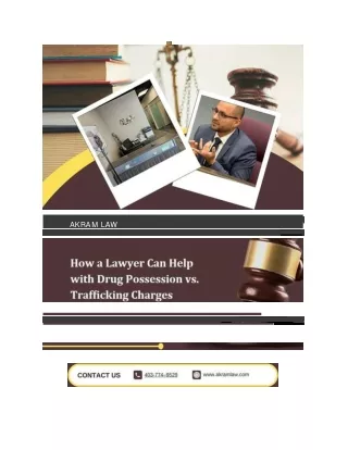 How a Lawyer Can Help with Drug Possession vs. Trafficking Charges