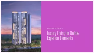 Experion Elements Sector 45 Noida
