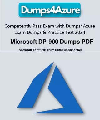 Microsoft DP-900 Exam Dumps PDF [2024] - Achieve Success with Confidence