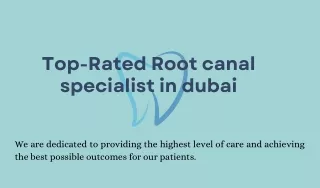 root canal specialist in dubai