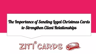 The Importance of Sending Legal Christmas Cards to Strengthen Client Relationships