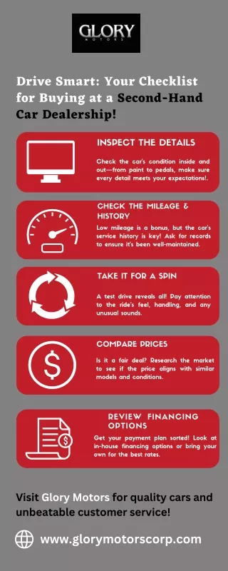Drive Smart: Your Checklist for Buying at a Second-Hand Car Dealership!