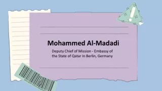 Mohammed Al-Madadi - A Committed Problem Solver - Doha, Qatar