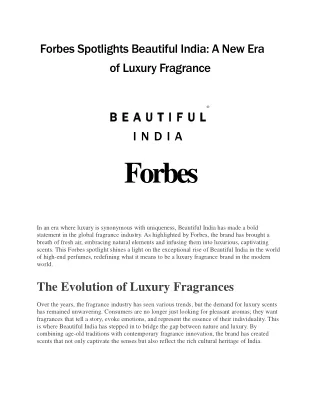 forbes spotlights beautiful india