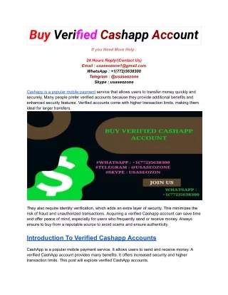 Buy Verified Cashapp Account (10)