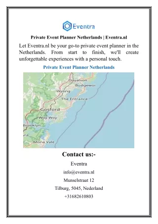 private event planner netherlands eventra nl