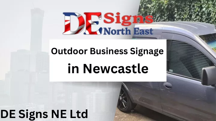 outdoor business signage in newcastle