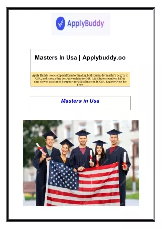 masters in usa applybuddy co