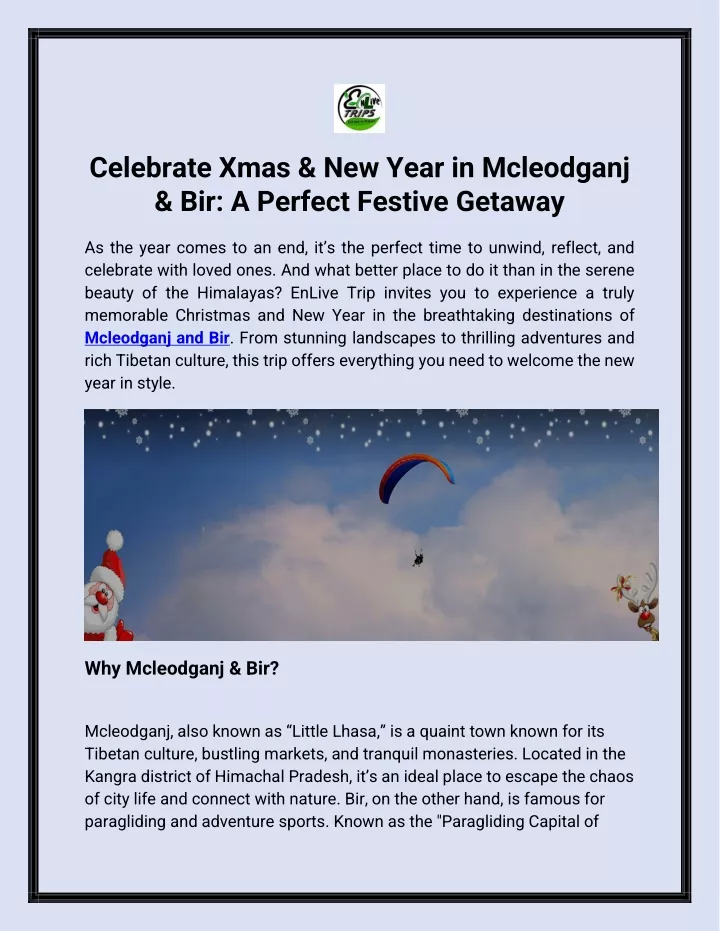 celebrate xmas new year in mcleodganj