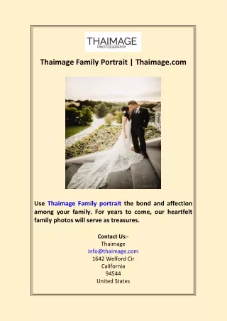 Thaimage Family Portrait  Thaimage.com
