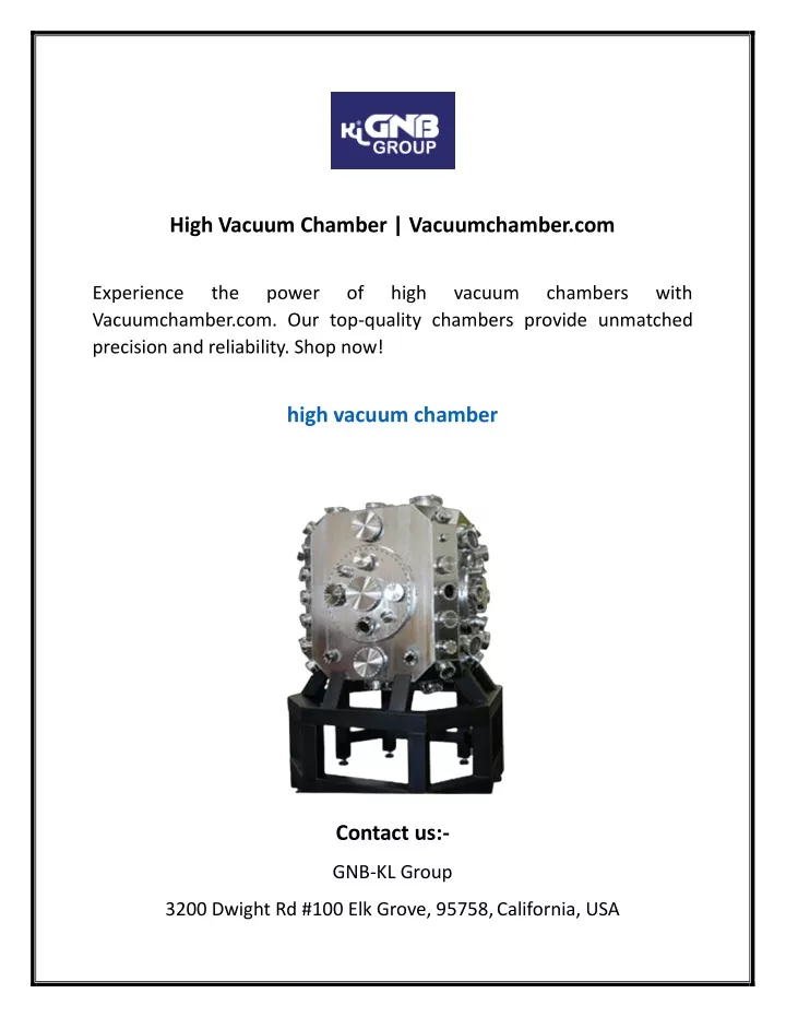 high vacuum chamber vacuumchamber com