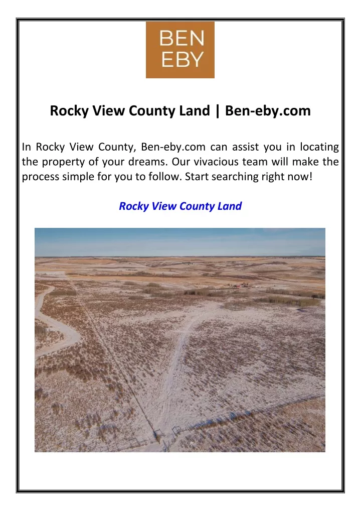 rocky view county land ben eby com