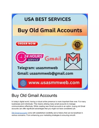 Best 3 Sites To Buy Old Gmail Accounts 100% ...