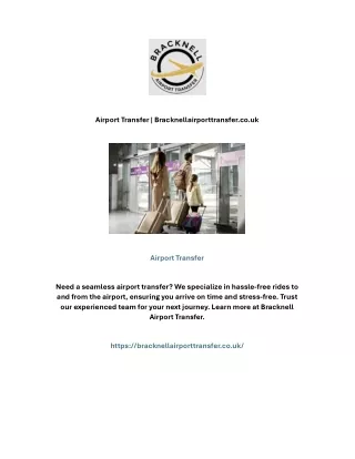 Airport Transfer | Bracknellairporttransfer.co.uk