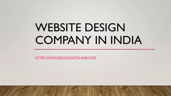 website design company in india