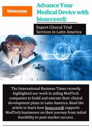 Clinical Trial Services: Reliable Research in Latin America