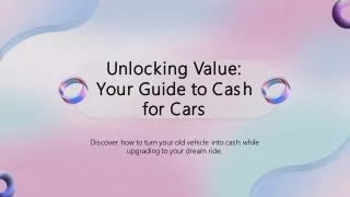 unlocking value unlocking value your guide