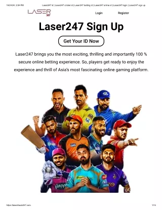 Laser247 login
