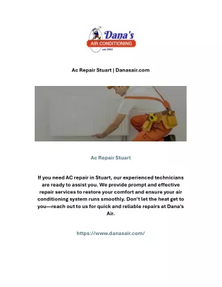 Ac Repair Stuart | Danasair.com