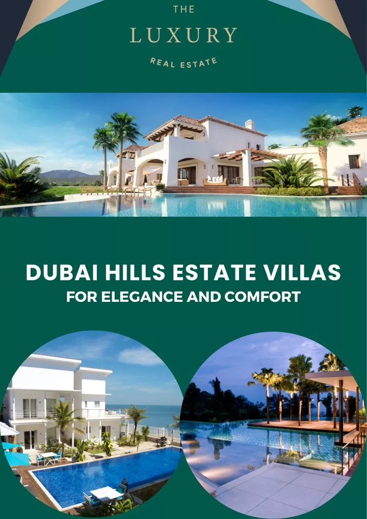 dubai hills estate villas for elegance and comfort