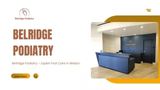 Professional Podiatry Services in Beldon