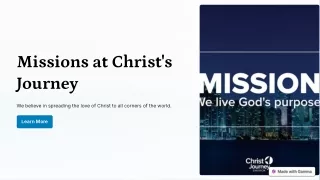 Impact Your Community: Discover Local Missions at Christ Journey