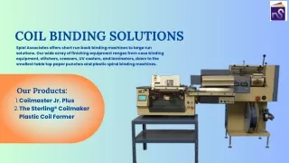 Coil Binding Solutions for Business Book Binding Projects