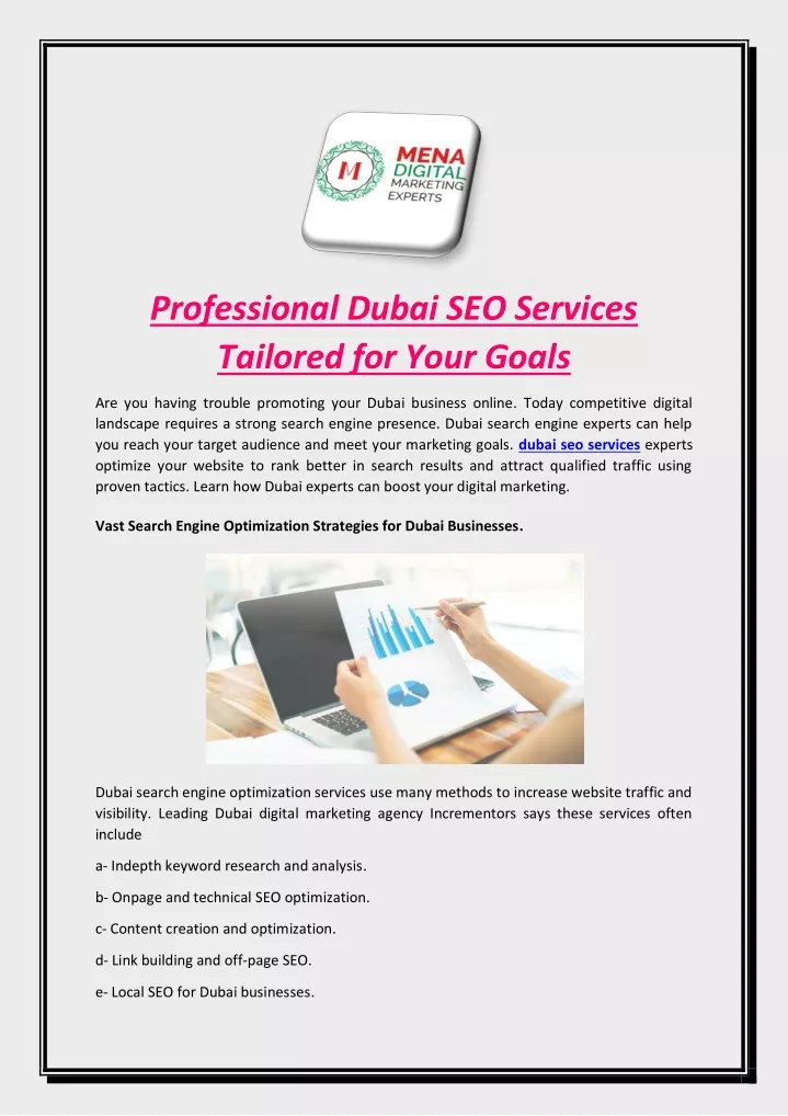 professional dubai seo services tailored for your