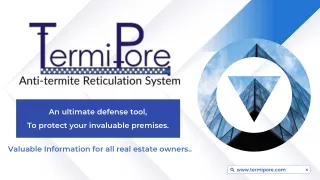 Presentation Oct 2024 - Valuable Information for all real estate owners - An ultimate defense tool to protect your premi