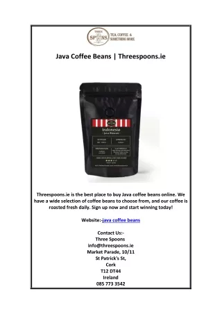 Aroma Coffee Beans For Sale | Threespoons.ie