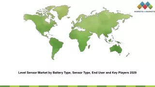 level sensor market by battery type sensor type