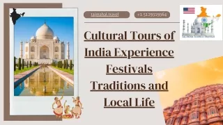 Cultural Tours of India Experience Festivals Traditions and Local Life