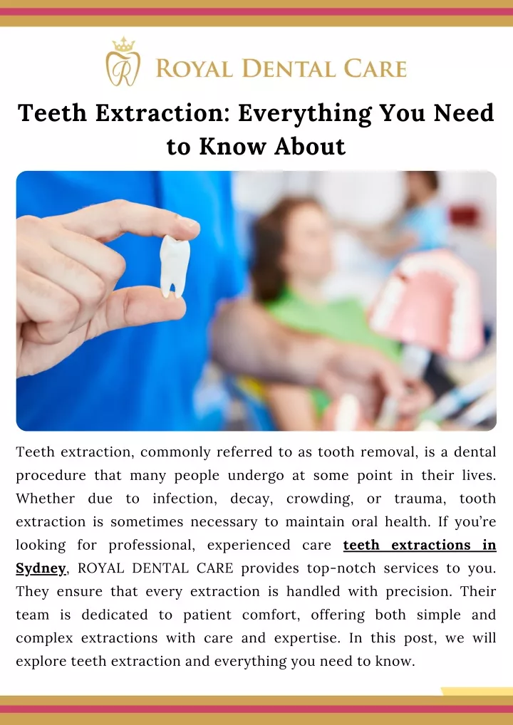 teeth extraction everything you need to know about