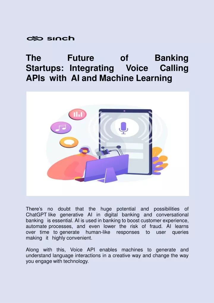 the future of banking startups integrating voice