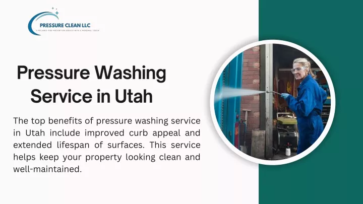 pressure washing service in utah