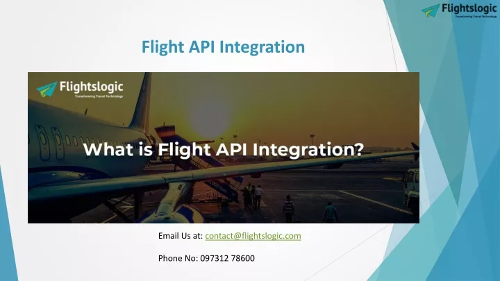 flight api integration