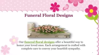 Funeral Floral Designs