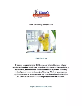 HVAC Services | Danasair.com