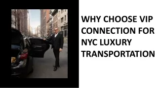Luxury Limo Service NYC | 29/10/2024