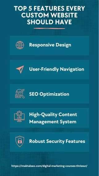 top 5 features every custom website should have