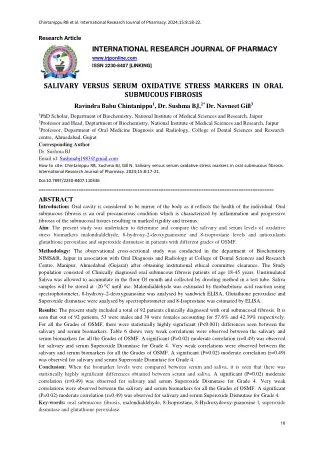 chintanippu rb et al international research