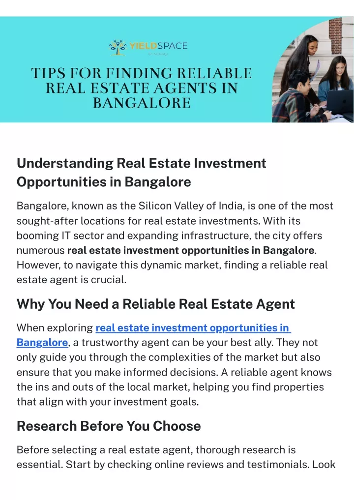 tips for finding reliable real estate agents