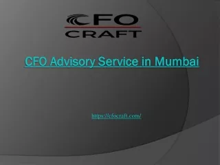 CFO advisory service in Mumbai.