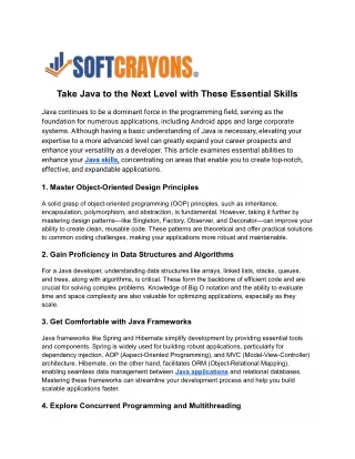 _Core Java Courses