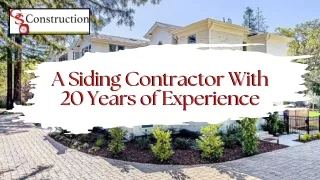 Siding Installation Contractor San Jose - GS Construction Inc.