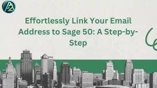 effortlessly link your email address to sage