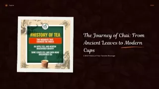 History Of Tea - Teapost (1)