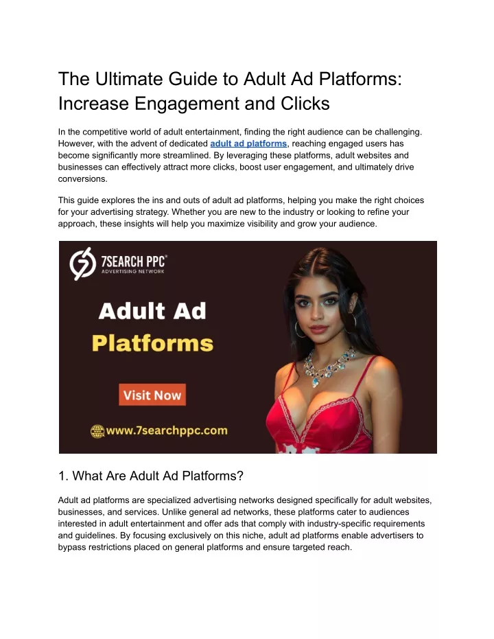 the ultimate guide to adult ad platforms increase